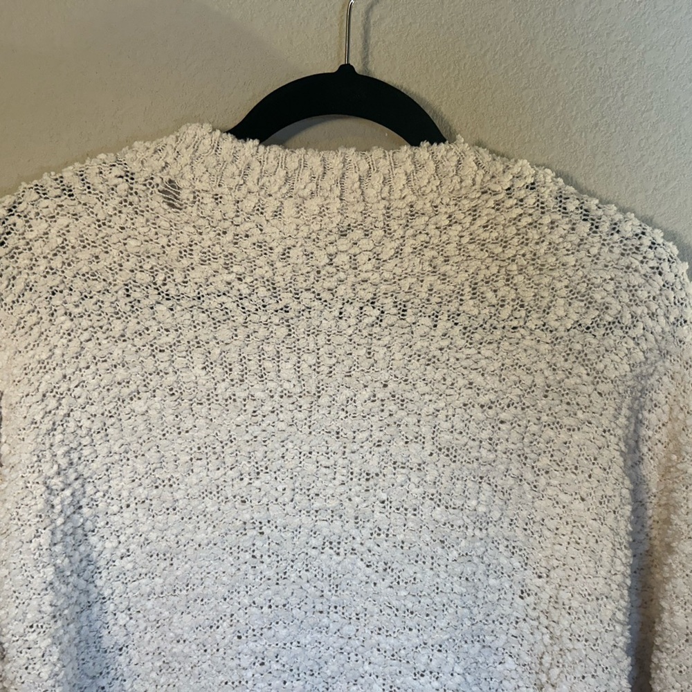 Women’s Size Medium Sweater Cream Boucle by Debut Office Capsule Comfort Soft - Picture 8 of 11